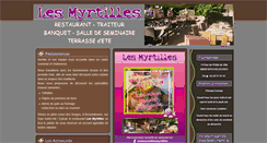 Desktop Screenshot of lesmyrtilles.fr